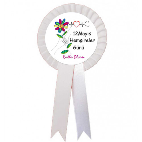 12 Mayıs Hemşireler Günü Yaka Kokartı