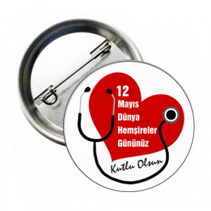 12 Mayıs Hemşireler Haftası Rozeti