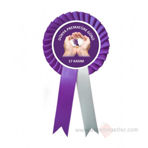 Dünya Prematüre Günü Kokartı