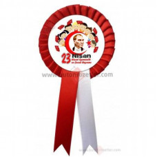 23 Nisan Çocuk Bayramı Saten Kokartları