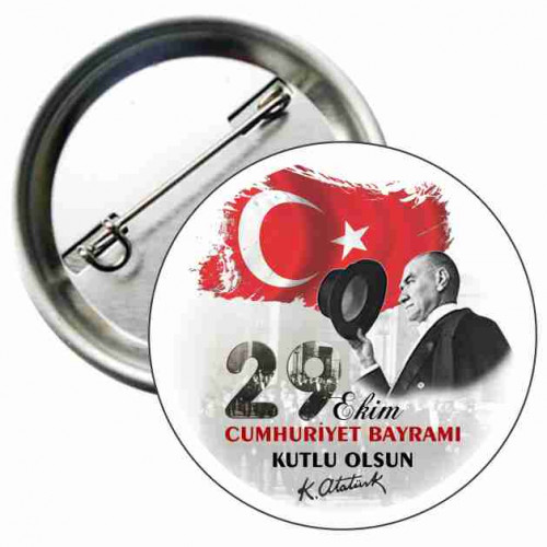29 Ekim Atatürk Rozeti