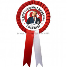 Cumhuriyetimiz Kutlu Olsun Yaka Kartı